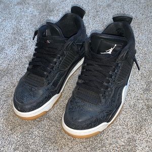 Jordan 4 laser black 6.5Y